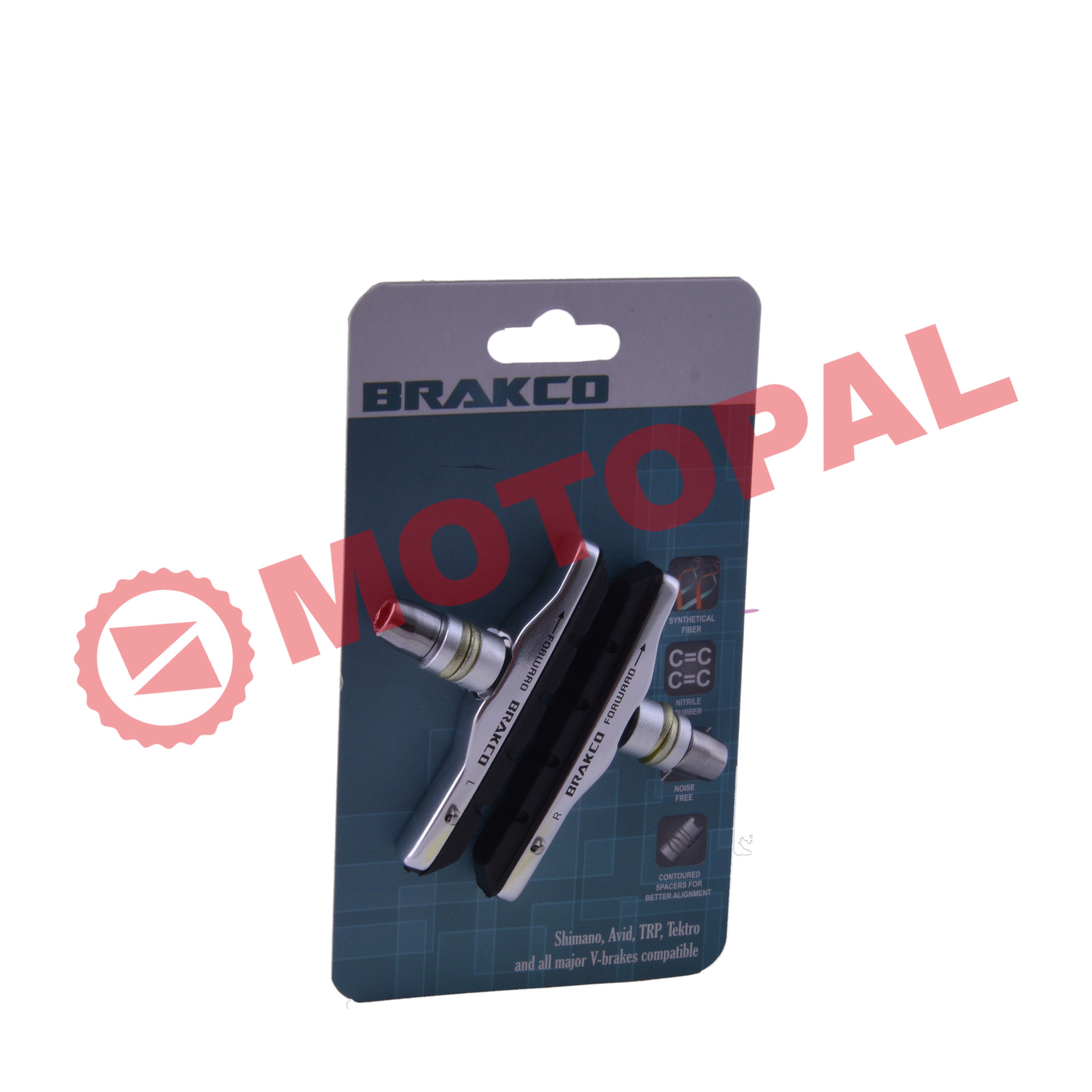 V BRAKE FREN PABUCU - DEĞİŞEBİLEN [72 mm] BRAKCO