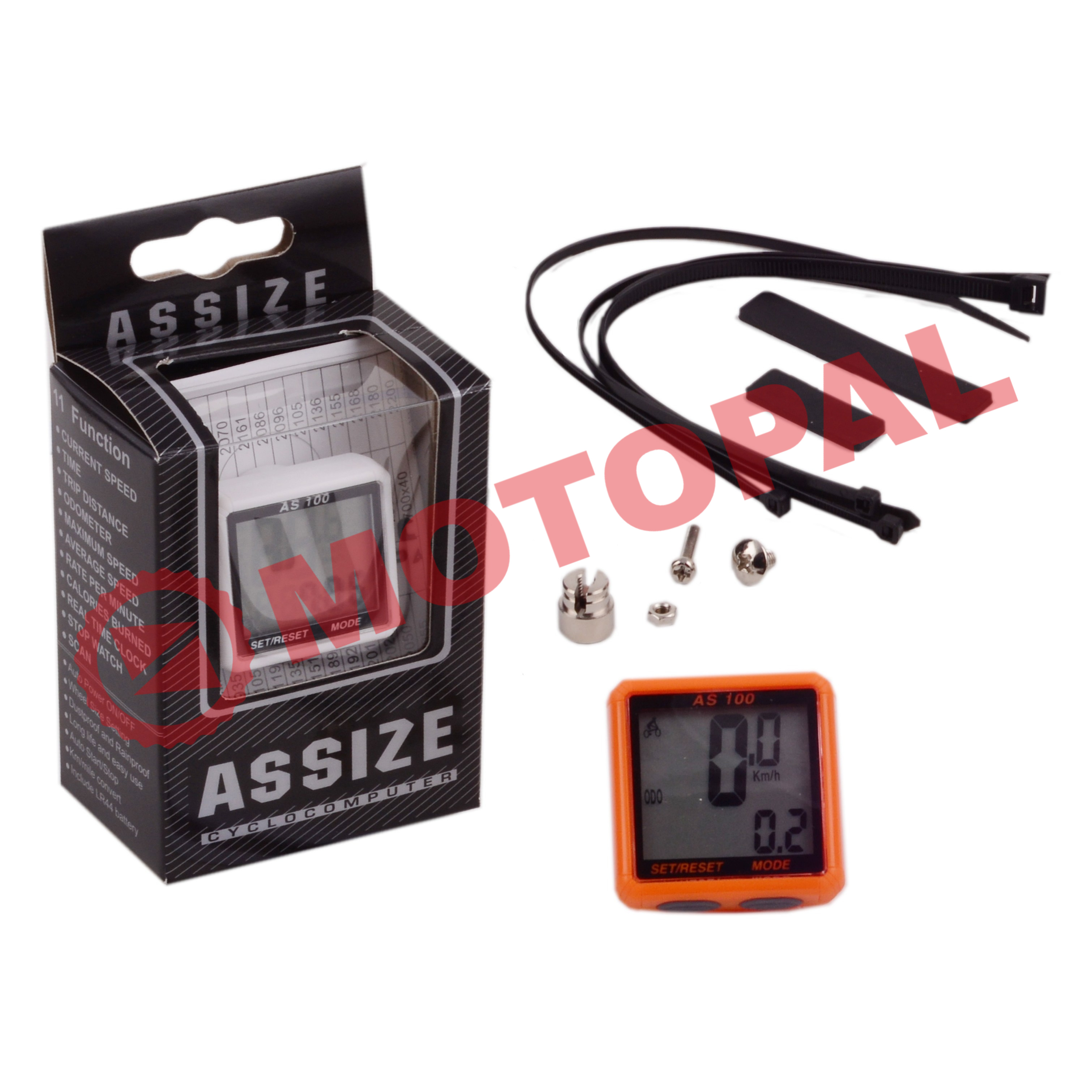 KİLOMETRE SAATİ 11 FONKSİYONLU - KABLOLU [KARIŞIK RENK] AS-100  TAIWAN