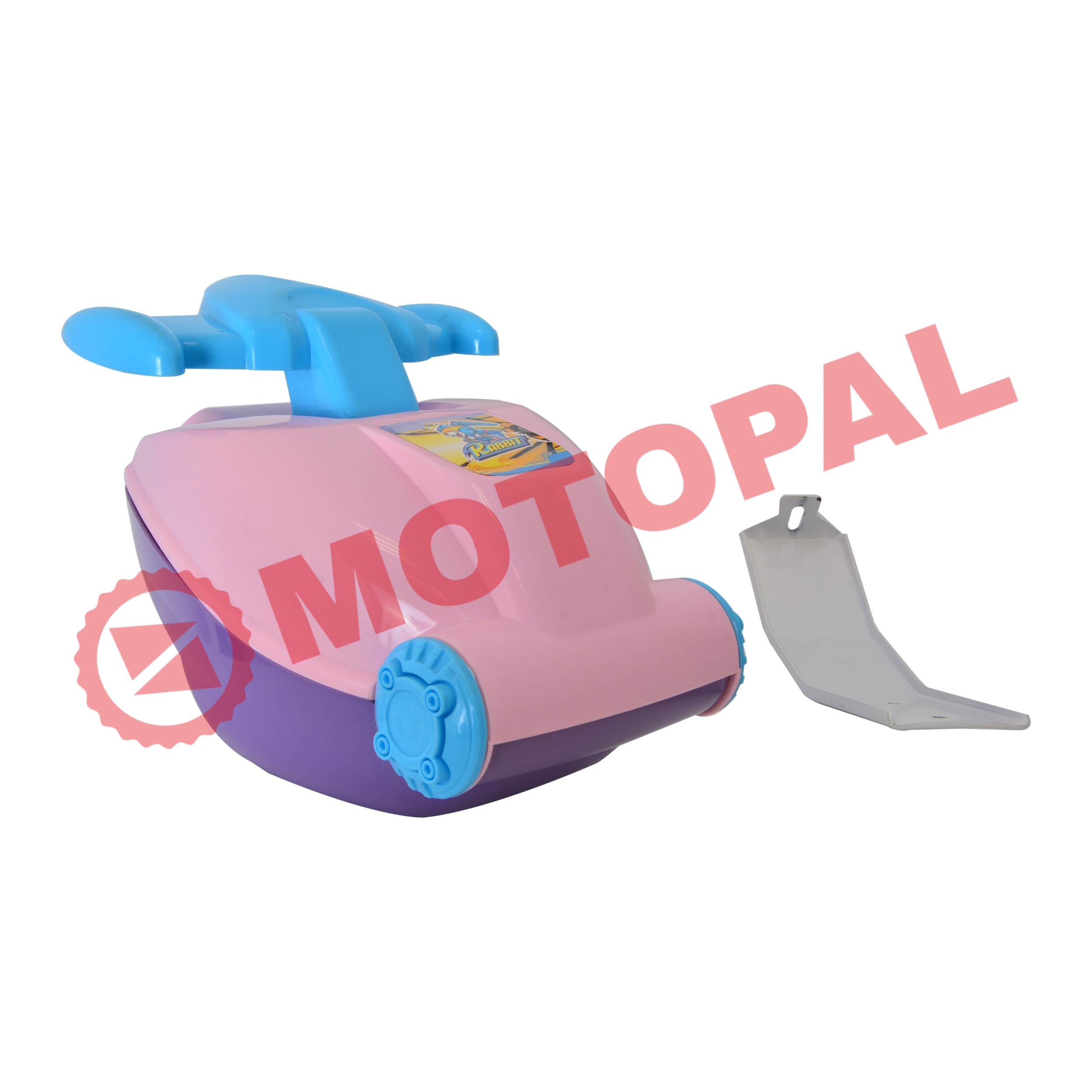 16 - 20 PLASTİK ARKA SEPET VE BAĞLANTI DEMİRİ [PEMBE-MOR]