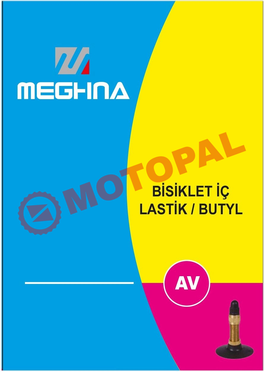 26 x 1.95 / 2.125 A/V [48 mm] - BUTYL [KUTULU] - MEGHNA