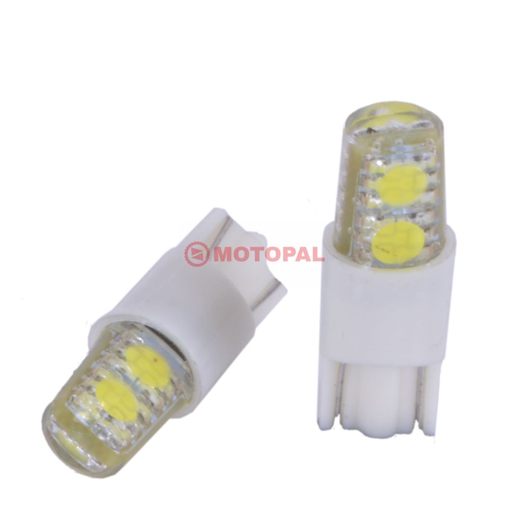 T10  4 LED' Lİ DİPSİZ AMPUL BEYAZ [ÇİFT]