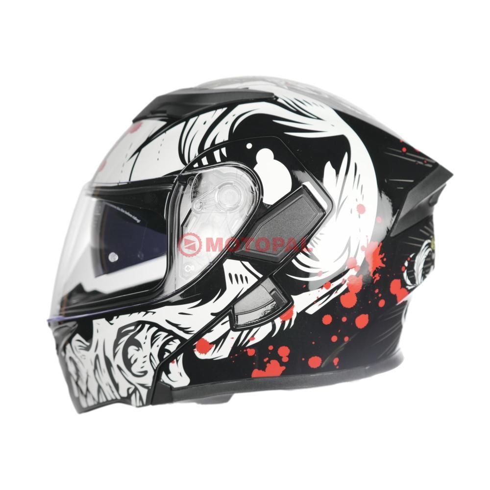 KC - ÇENE AÇILIR VİZÖRLÜ KASK [KC902] [KURU KAFA] [M]