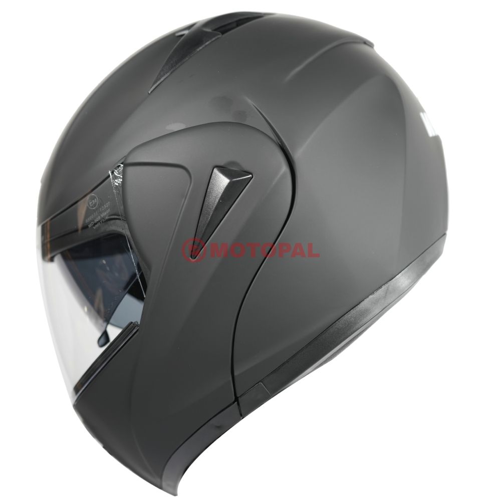 VRT - ÇENE AÇILIR VİZÖRLÜ KASK [MD-808] [MAT SİYAH] [S]
