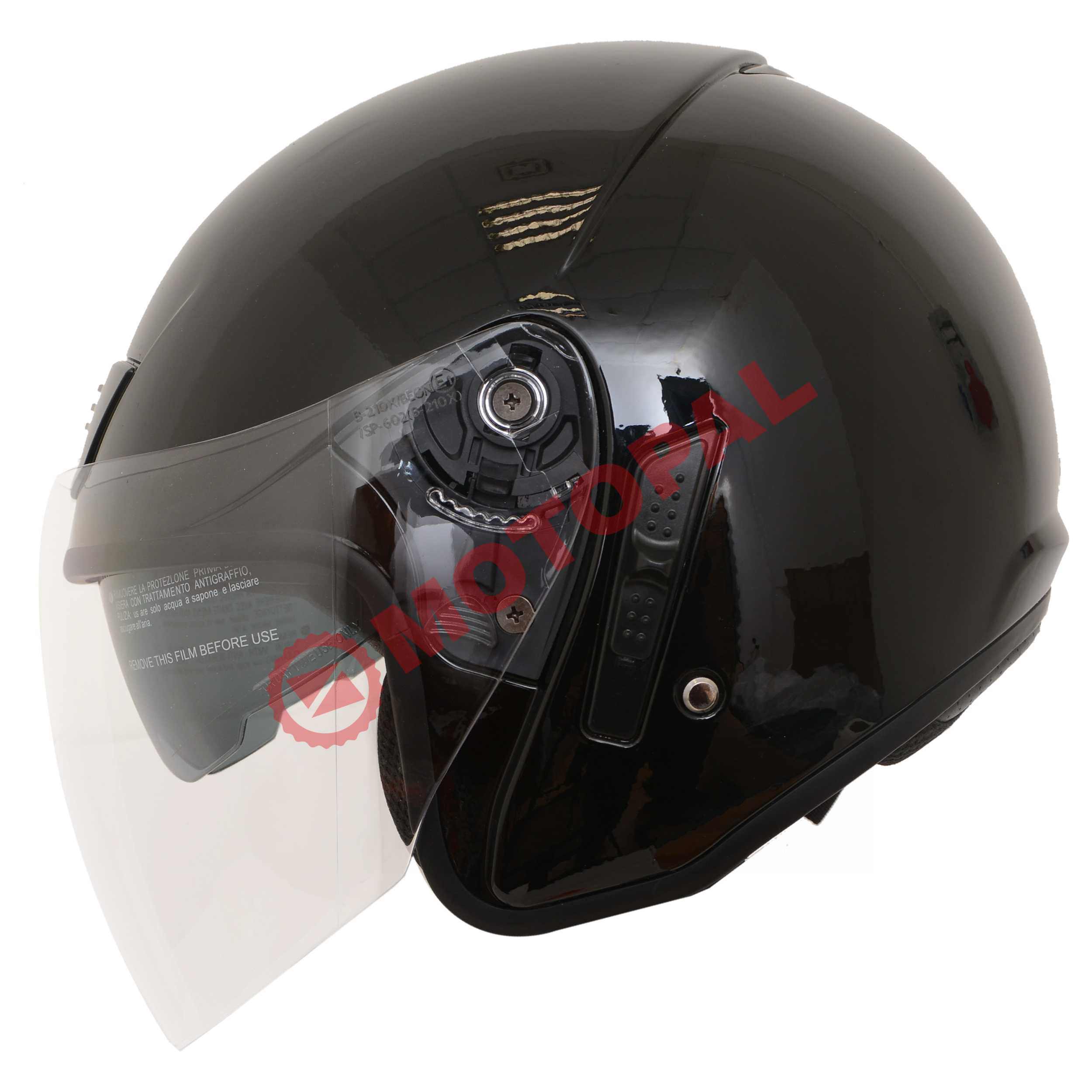 BEON-ÇENESİZ VİZÖRLÜ YAZLIK KASK [B210] [SİYAH] [S]