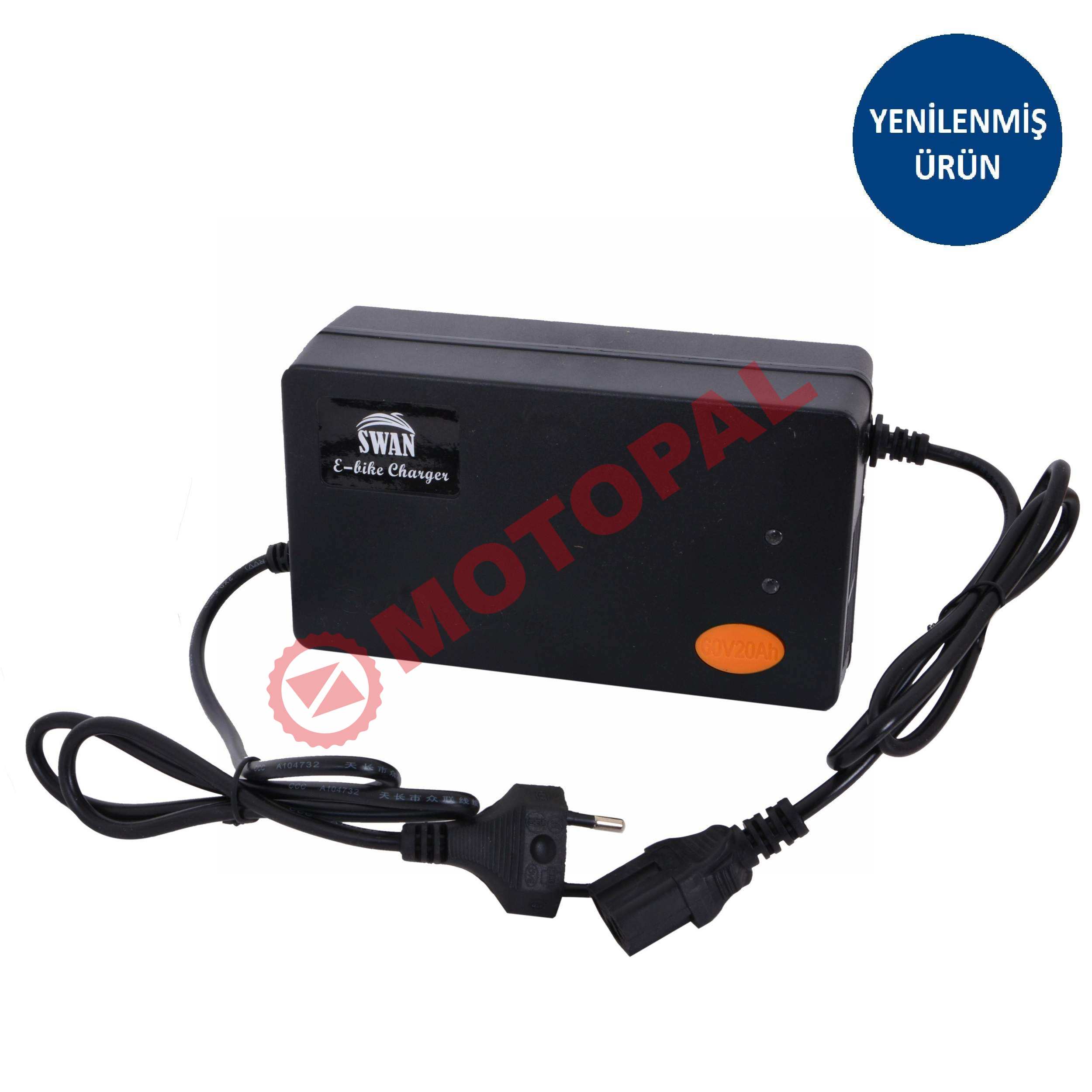 48 V [20AH] ŞARJ CİHAZI  EBIKE  -YENİLENMİŞ